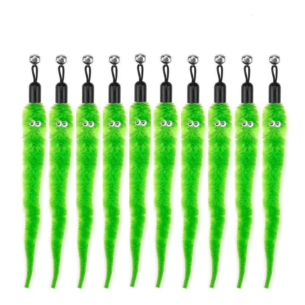 Interactive Cat Feather Wand Toy Set