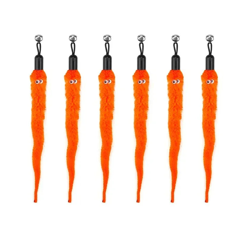 Interactive Cat Feather Wand Toy Set