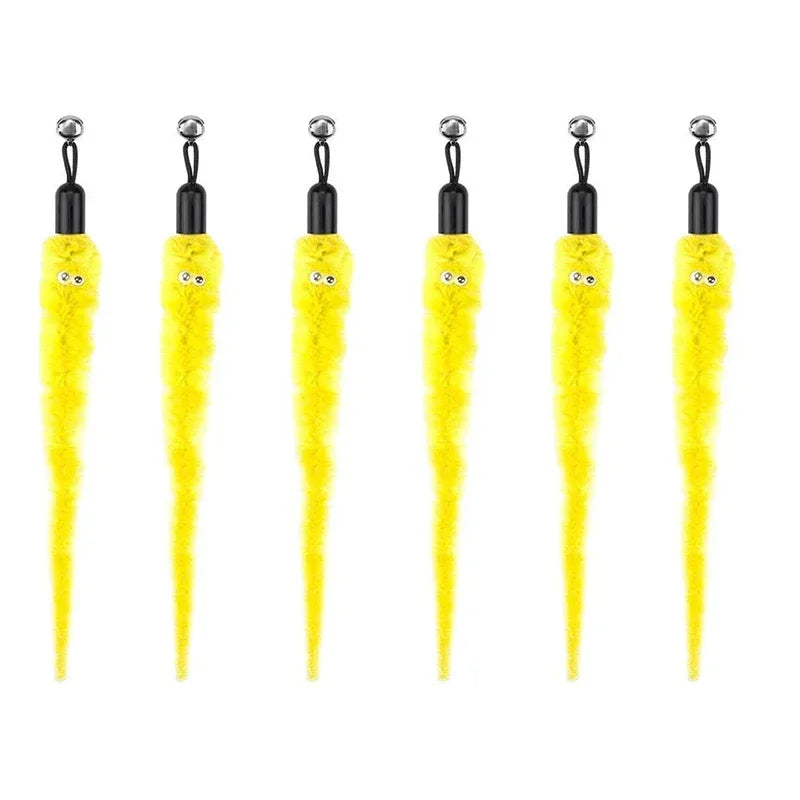 Interactive Cat Feather Wand Toy Set