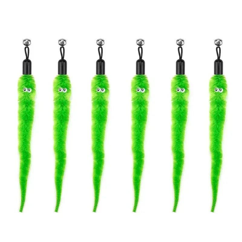 Interactive Cat Feather Wand Toy Set
