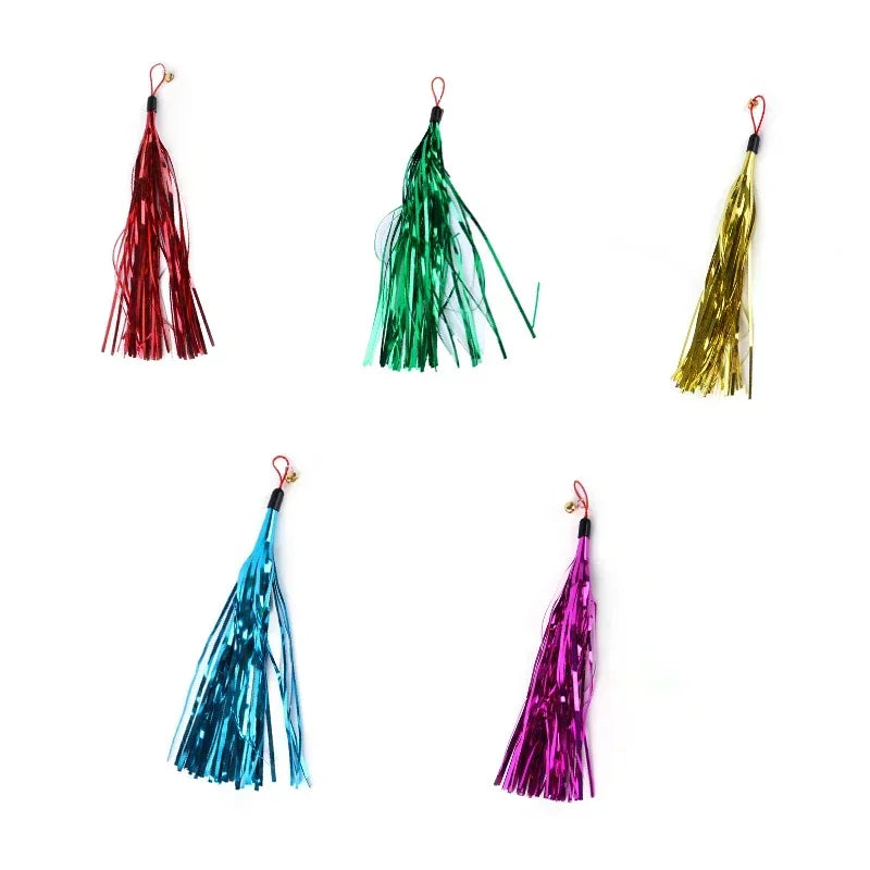 Interactive Cat Feather Wand Toy Set