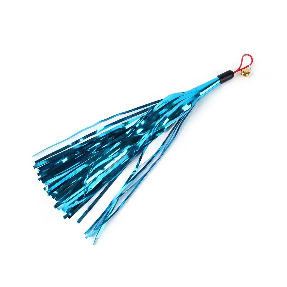 Interactive Cat Feather Wand Toy Set
