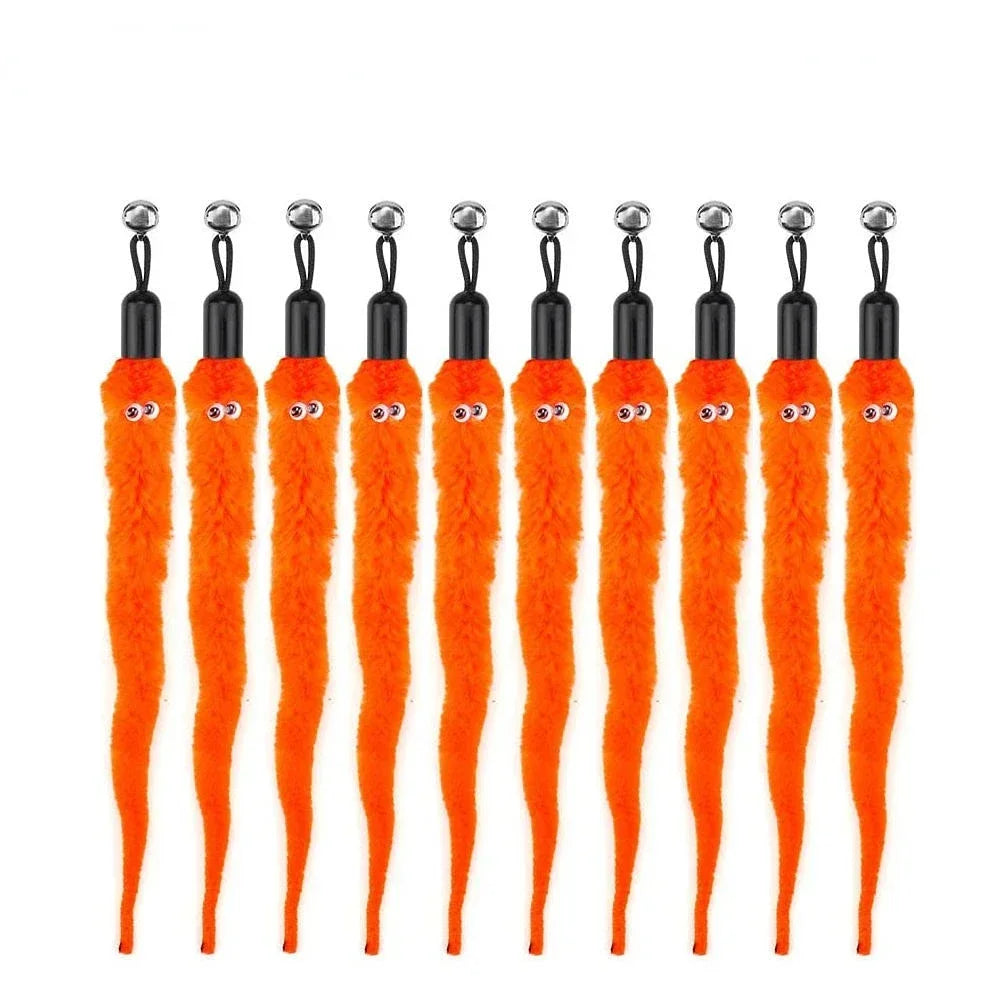 Interactive Cat Feather Wand Toy Set