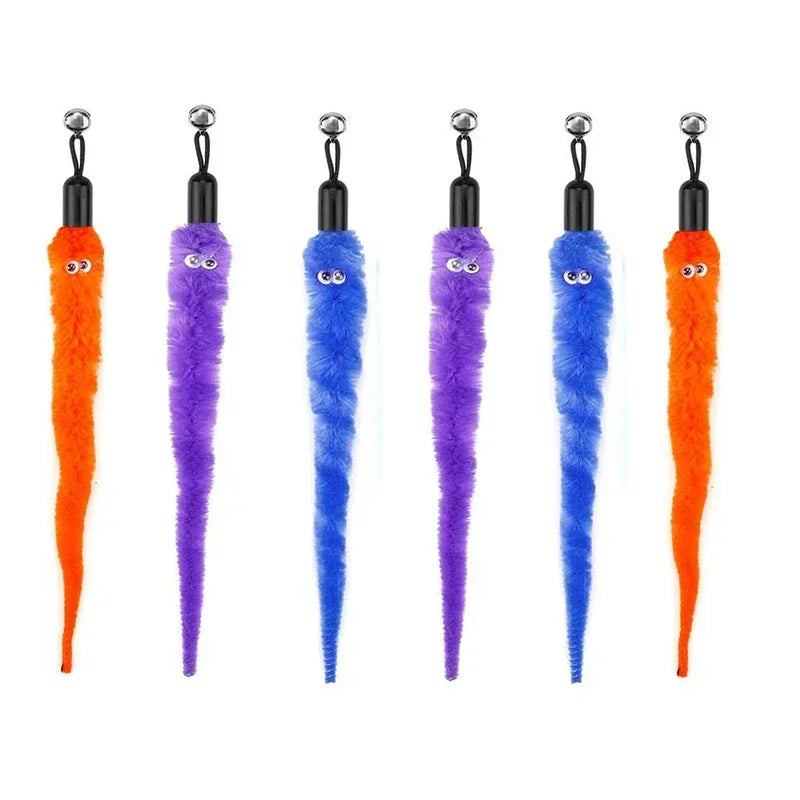 Interactive Cat Feather Wand Toy Set