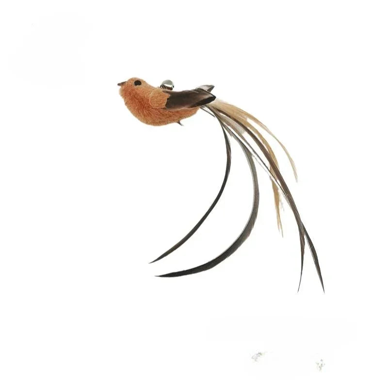 Interactive Cat Feather Wand Toy Set